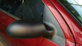 128-00653r Passenger Side View Mirror Manual-lever Thru 11/28/01 Fits 00-02 Focus 373595