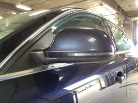 128-50336l Driver Side View Mirror Power Sedan Painted Finish Fits 09 Audi A4 322114