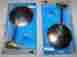 1705 K-source Set Of 2 New Chrome Universal Peep Mirrors With 5 Mirror Head And Long Arm