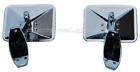 2-1970-1971-1972-pick-up-truck-pr Octane Lighting 70 71 72 Chevy Truck Square Rectangle Chrome Outside Rearview Door Mirrors Pair 1970 1971 1972