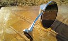 2121144 Vintage Original Adjustable Door Mounted Mirror Hot Rod Rat