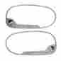 25-337004-1 Eckler S Corvette Jake Auto Dim Stainless Steel Side View Mirrors