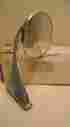 32-12980-1 Vintique Inc Cowl Mirror Chrome With Stainless Head Left Swan Neck Type Narrow Style