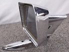 4-086 Unknown Vintage Original Futuristic Chrome Rear View Auto Side Mirror