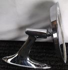 4031 Very Nice Vintage Chrome Round Exterior Side Mirror Lh Or