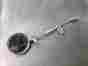 46050 Mopar 1965-1976 A B C Body Oem Remote Mirror W Bezel Spacer And Hardware