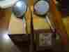467c-5 Dunbar Vintage Delbar Auxiliary Side Mirror Pair Nos New Original Ss Convex 5.5