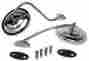 47-01602 1951 1952 1953 1954 Chevrolet Gmc Truck Exterior Mirror Kit 5 Inch Round Ribbed