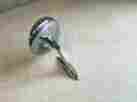 61-dmi-4 3796400 Gm Vintage Chevy Round Chrome Side Mirror W Bow Tie Logo