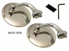 67103 Pirate Mfg Street Rod Stainless Steel Universal Peep Mirror Or