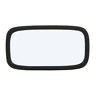 7450 Black Rectangular Abs Plastic Convex Mirror Mount 0614046221031