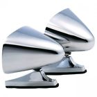 759746459077 Fit System Car Side Mirror Vintage Style Chrome