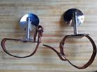 A17700sl Ford Model Side Mount Mirrors With Leather Straps