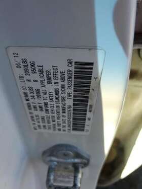 128-50240r Acura Passenger Side View Mirror Power Heated Fits 09-14 Tsx
