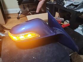 76200-sep-a12 Acura Tl 07-08 Right/passenger Side View Mirror Blue 76200-sep-a12 Acura Tl 07-08 Right/passenger Side View Mirror Blue