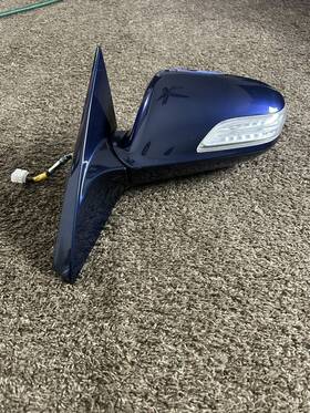 76250-sep-a11zb Acura Kinetic Blue Pearl Tl 07-08 Left/driver Side View Mirror 76250-sep-a11zb Acura Kinetic Blue Pearl Tl 07-08 Left/driver Side View Mirror