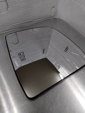 Ace090940 Aftermarket Fits Fiat Doblo Van 2010- Convex Upper Wing Mirror Glass Right Side Clip On