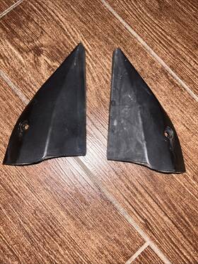 Ms025 Aftermarket Product With Tracking Number Door Cover Mirror 2x Fits 86 - 96 Mitsubishi L200 Triton Strada Mighty Max