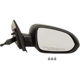 128-10485r Apf Passenger Side View Mirror Manual Moulded Black Fits 18 Rio