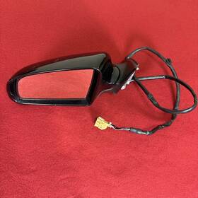 010681 Audi A4 Left Driver Side View Door Mirror Black Oem 2002-2008