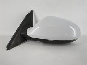 Audi 1230320406 2012-2013 A6 Driver Left Side View Power Door Mirror White Z3ayu