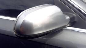 Audi 128-64469br Passenger Side View Mirror Power Aluminum Finish Fits 12-14 S4 681396