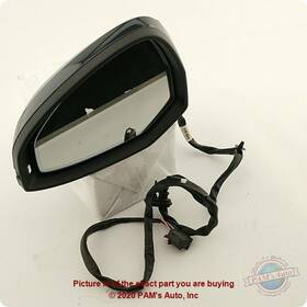 203120 Audi Used Left Door Mirror Fits 2017 A4 Power Sdn Painted Finish Manual Fo