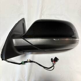 4l1857409aj Audi 2013-2015 Q7 Driver Mirror Blis Heat Fold Auto Dim Signal Oem