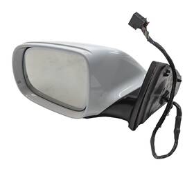 Audi 4l1857409bc 10-12 Q7 4l Left Driver P-fold Autodim Memory Door Mirror White