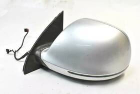 4l1857409e Audi 07-09 4l Q7 Left Driver Side Rear View Door Mirror Without Blind Spot Oem