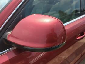 8r1857409h01c Audi 2009-2014 Q5 Driver Left Side View Power Door Mirror Red Dh83e