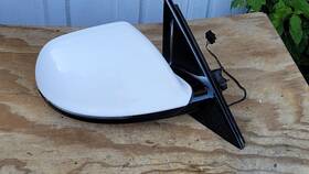8r1857410l01c Audi Right Passenger Side White Door Mirror Power Fits 2009-2014 Q5 Oem