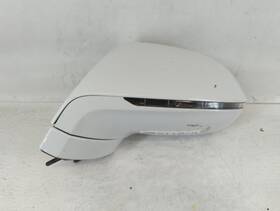E1021105 Audi 2016-2018 A7 Driver Left Side View Power Door Mirror White Hajiv