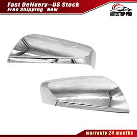 22965102 Auto Stop-pro Chromed Mirror Cover Cap Passenger Driver Side For Chevrolet Impala 2014-2019