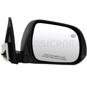 12260960 Autobasicparts For 2008-2012 Toyota Highlander Power Heated Right Side View Mirror 5 Wires
