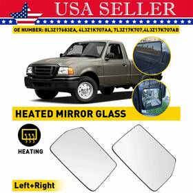 4l3z-17k707-ab Auxito 2004-2010 For Ford F-150 Mark F150 Lt Pickup Left Right Side Power Mirror Glass