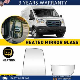 Bk3z17k707a Auxito For 15-22 Ford Transit 150 250 350 Mirror Glass Upper Lower Heated Right Side Xh