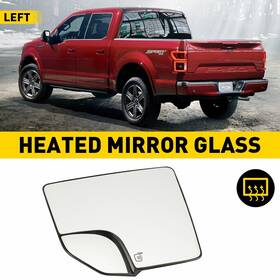 Fl3z17k707l Auxito For 15-20 Ford Left F150 Driver Side Mirror Glass Heated With Blind Spot
