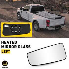 Fl3z17k707v Auxito For 2015-2022 F150 F250 F350 F450 F550 Tow Mirror Glass Lower Heated Driver Side