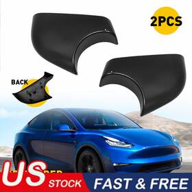Hsjxg-y-20-23lf Auxito For Tesla Model Y Door Wing Mirror Cover Lower Holder Left Right Side Black Usa
