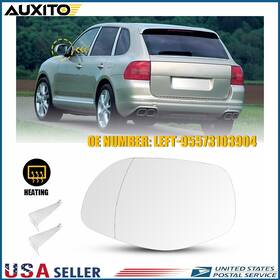Jrhsj-cayenne-08-10l Auxito Mirror Glass For Porsche Cayenne 2008 2009 2010 Fits Driver Left Side