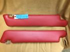 4004104-bh B7s 4004144-bh Ford Motor Company Thunderbird Rh Lh Nos Red Sun Visors
