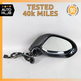 4w1857410a Bentley 14-18 Flying Spur Right Side Rear View Door Mirror Black Oem