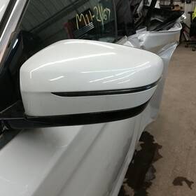 128-10171l Bmw Oem Side View Door Mirror For 530i Left Wht Pwr W Lane Auto Park Scratch 128-10171l Bmw Oem Side View Door Mirror For 530i Left Wht Pwr W Lane Auto Park Scratch
