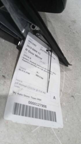128-12318br Bmw Passenger Side View Mirror Power Without Camera Fits 18-23 X3 368223
