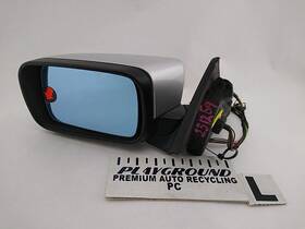 128-51603l Bmw 325i E46 Sedan Driver Left Power Side Rear View Mirror Silver Fits 2001-2005