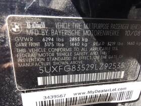 128-51839r Bmw Passenger Side View Mirror Power With Memory Fits 08-14 X6 1166456