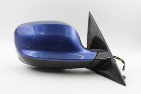 128-51925ar Bmw Right Passenger Side Blue Door Mirror Power Heated Fits 2010 X3 Oem #39642