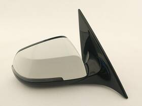128-64955r Bmw Oem Side View Door Mirror For 535i Gt Right Wht W-o Rev Tilt Blind
