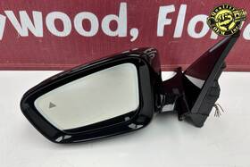 51167437157 Bmw 2016-2019 740 750 Left Side Door Rear View Mirror With Blind Spot Black 23k 51167437157 Bmw 2016-2019 740 750 Left Side Door Rear View Mirror With Blind Spot Black 23k